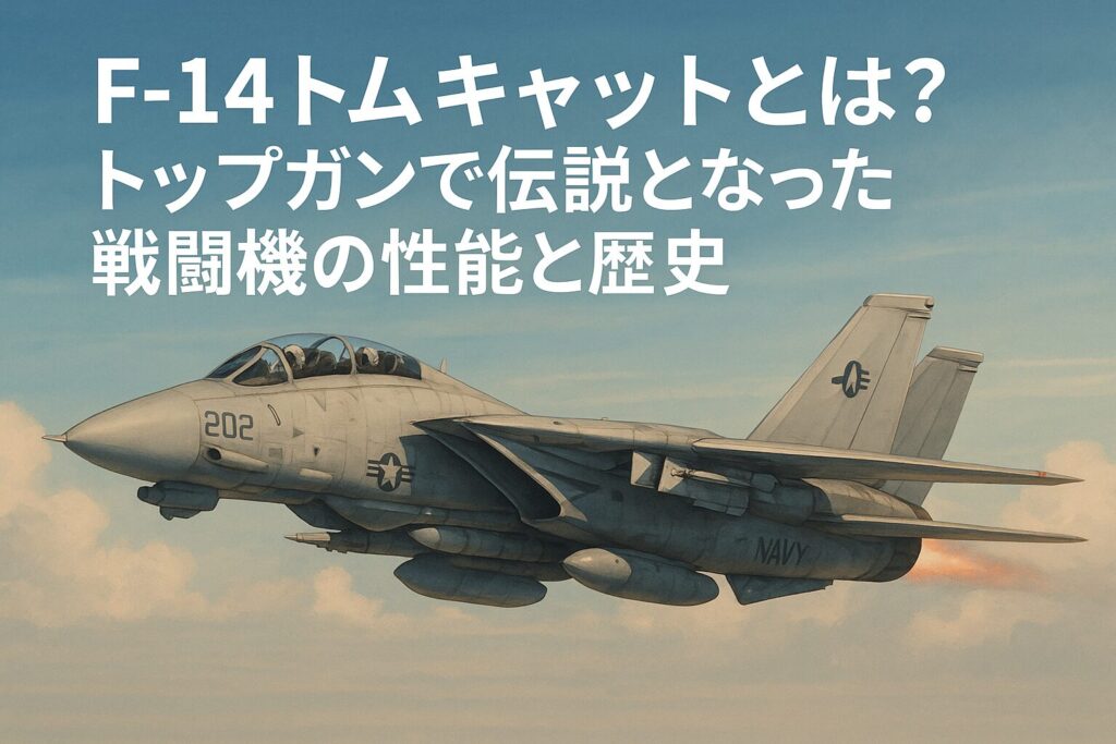 F-14トムキャットとは？トップガンで伝説となった戦闘機の性能と歴史