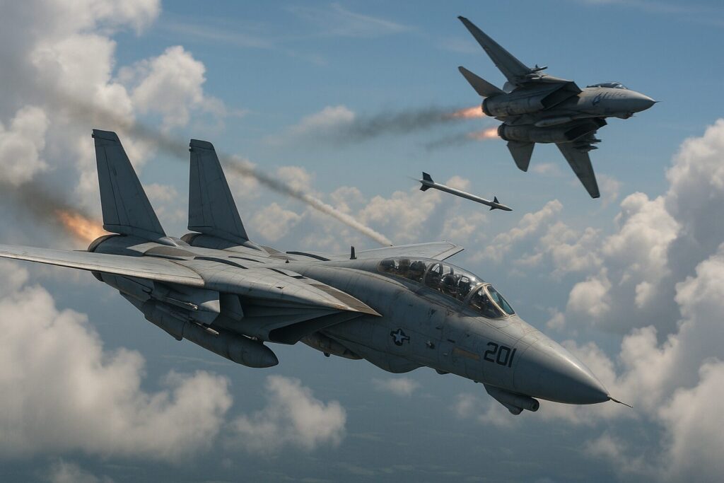 F-14のドッグファイト