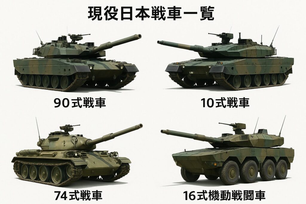 現役日本戦車一覧