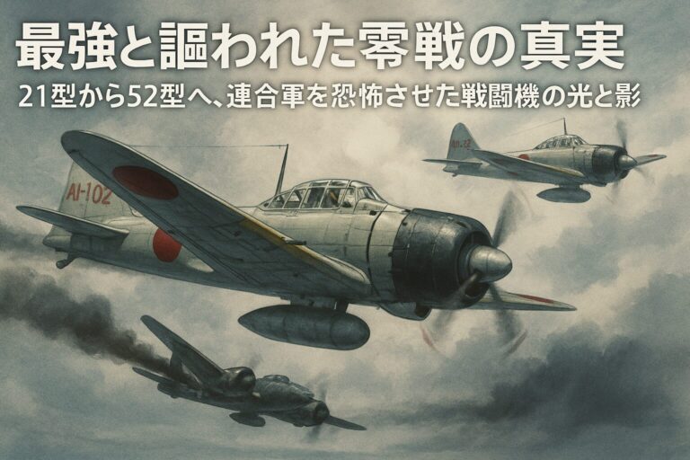 最強と謳われた零戦の真実——21型から52型へ、連合軍を恐怖させた戦闘機の光と影