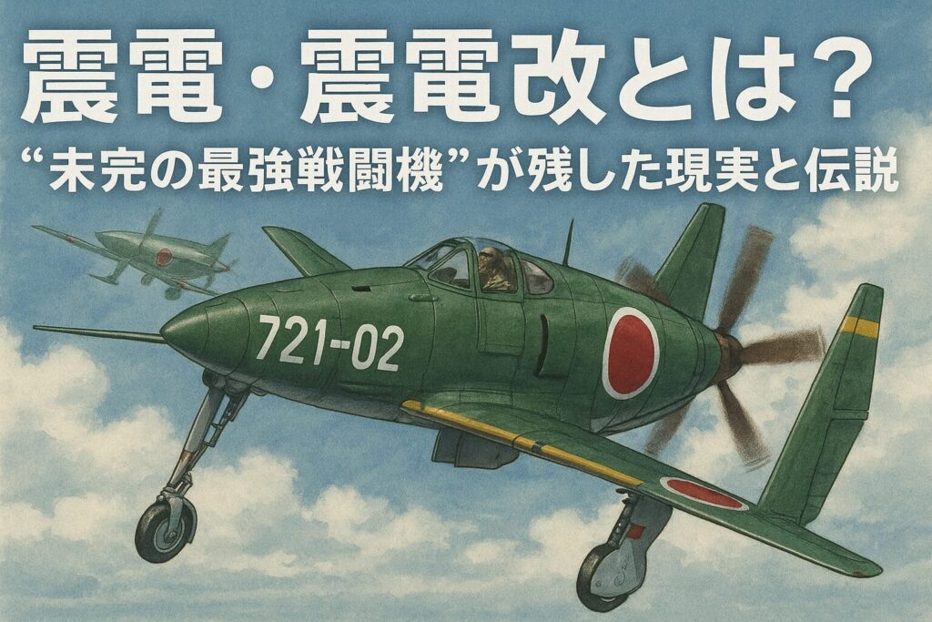 震電・震電改とは？――“未完の最強戦闘機”が残した現実と伝説