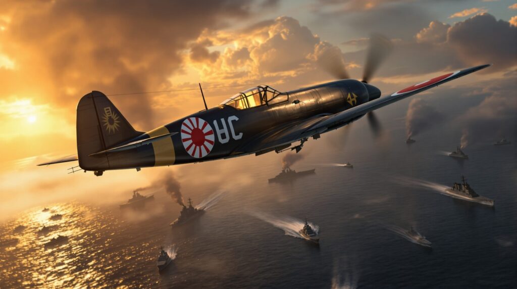 真珠湾上空を飛ぶ零戦。この日から"神話"が始まった