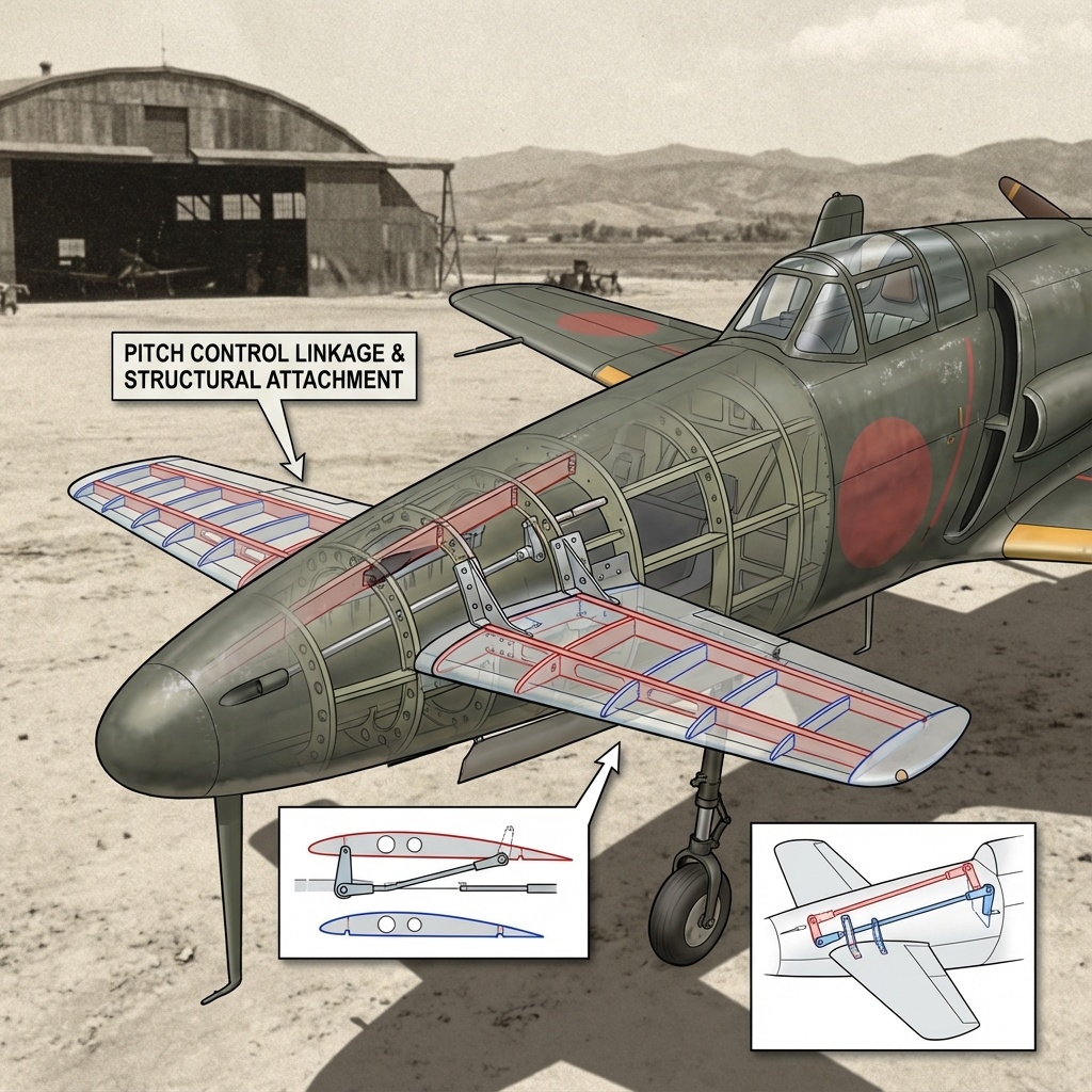 震電の前翼カナード構造 高迎角確保と姿勢制御を実現する設計