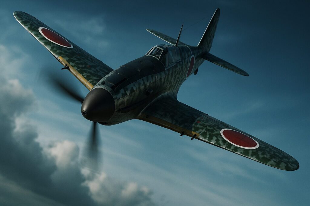 飛燕(Ki-61)の急降下攻撃イメージ