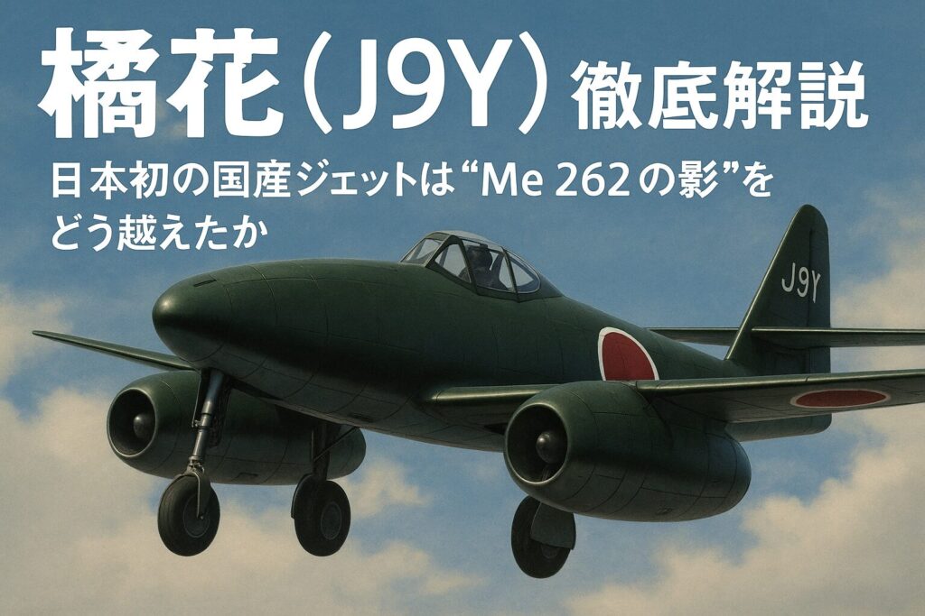 『橘花（J9Y）』徹底解説：日本初の国産ジェットは“Me 262の影”をどう越えたか