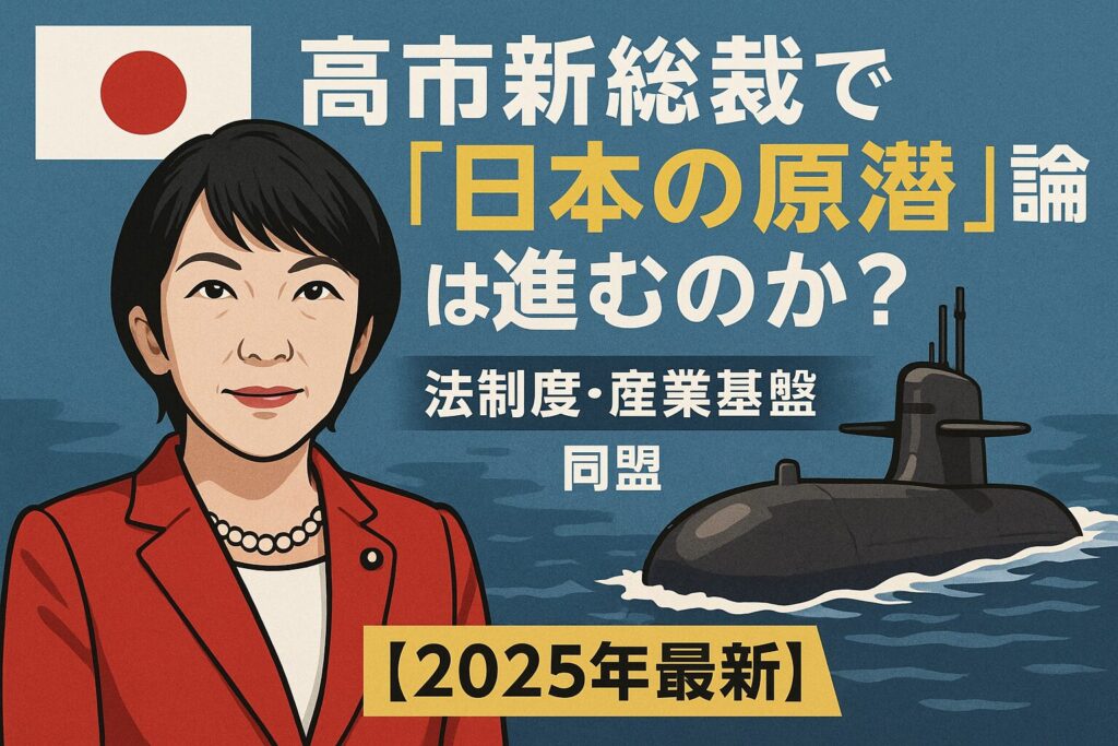 高市新総裁で「日本の原潜」論は進むのか？