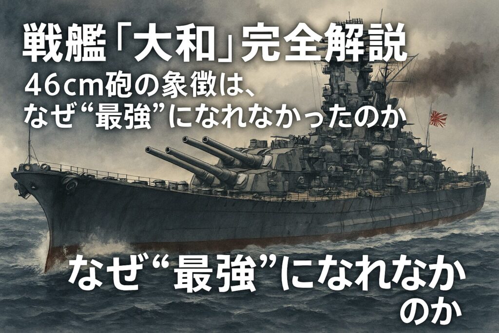 戦艦「大和」完全解説——46cm砲の象徴は、なぜ“最強”になれなかったのか