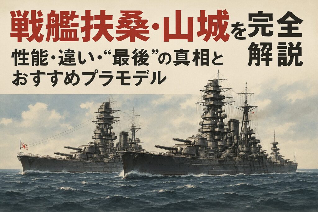 戦艦扶桑・山城を完全解説：性能・違い・“最後”の真相とおすすめプラモデル