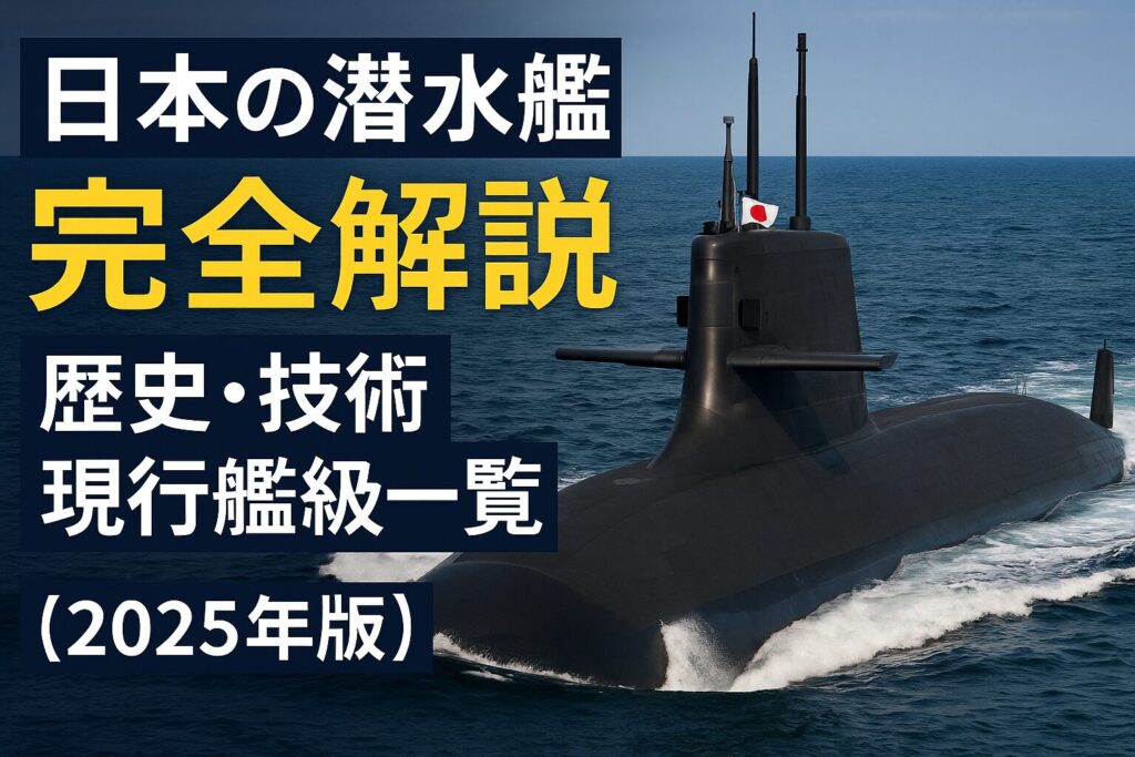 日本の潜水艦を完全解説：歴史・技術・現行艦級一覧【2025年版】