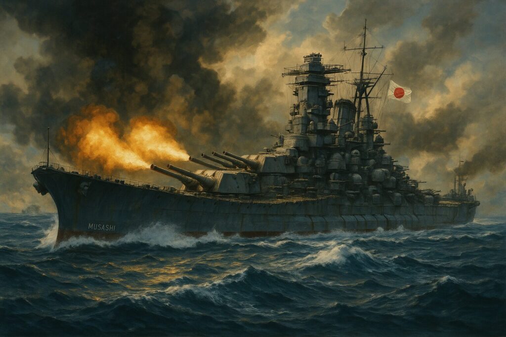 戦艦武蔵のイメージ