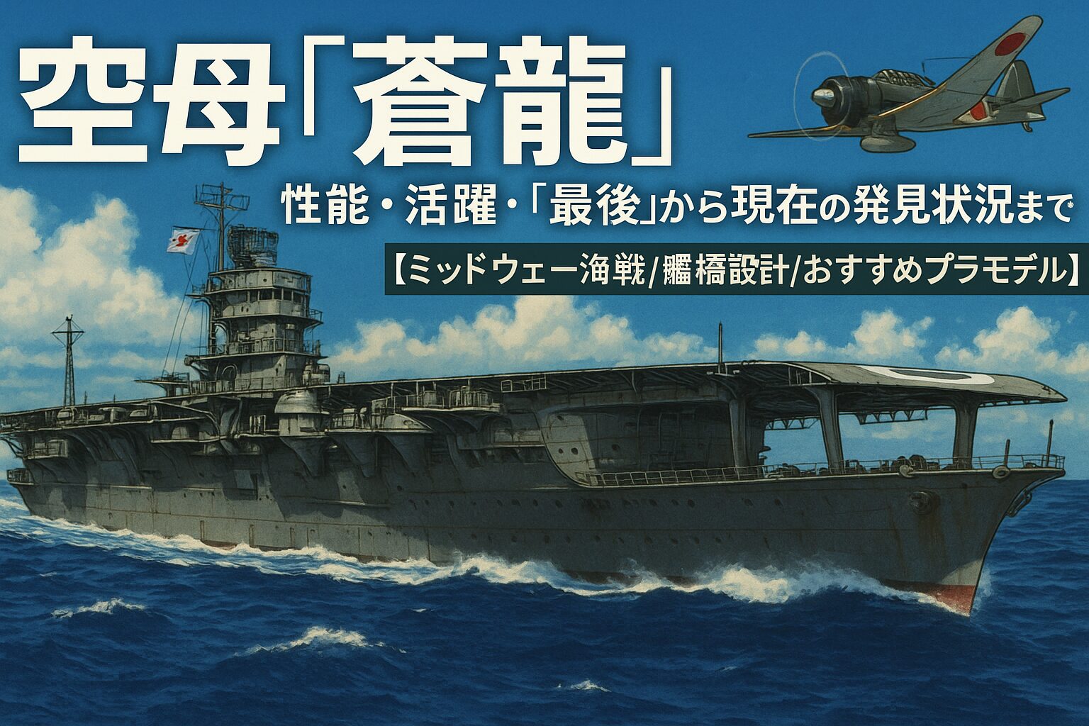 空母蒼龍の性能・活躍・“最後”から現在の発見状況まで【ミッドウェー海戦/艦橋設計/おすすめプラモデル】 | 軍研ノート | 軍事教養メディア