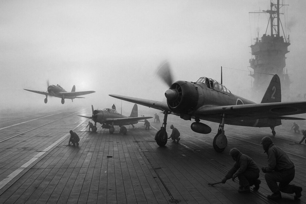 空母蒼龍の戦闘機