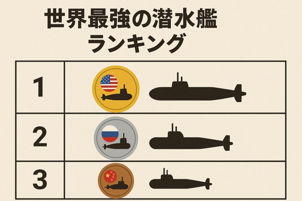 世界の潜水艦ランキング
