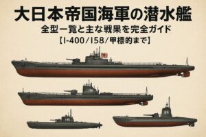 大日本帝国海軍の潜水艦:全型一覧と主な戦果を完全ガイド【I-400/伊58/甲標的まで】