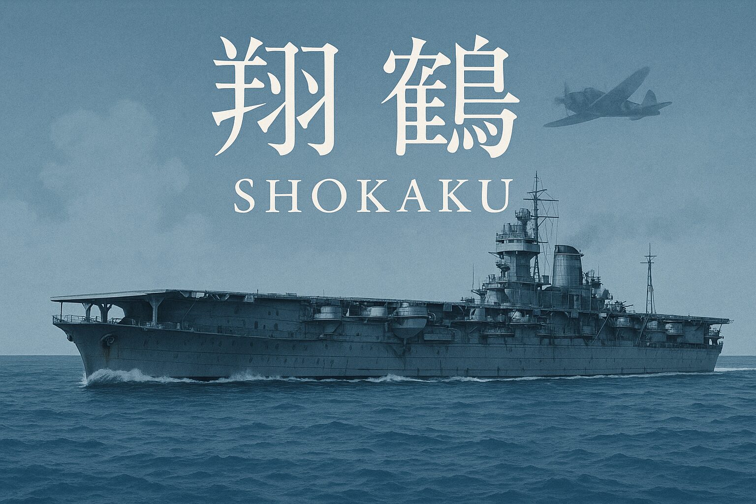 海を渡る空母翔鶴