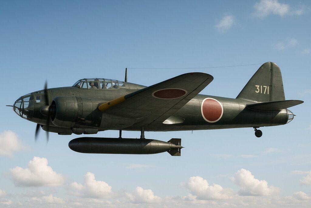 マレー沖海戦で活躍した一式陸上攻撃機と91式航空魚雷