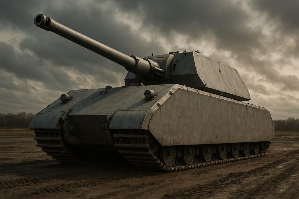 VIII号戦車マウス超重戦車188トン、128mm主砲を装備した人類史上最重量戦車