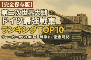 第二次世界大戦ドイツ戦車ランキング