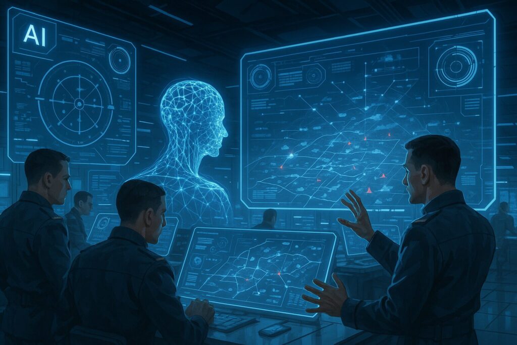 2030年のAI統合指揮システム - 人間とAIが協働する富士通の次世代防衛技術