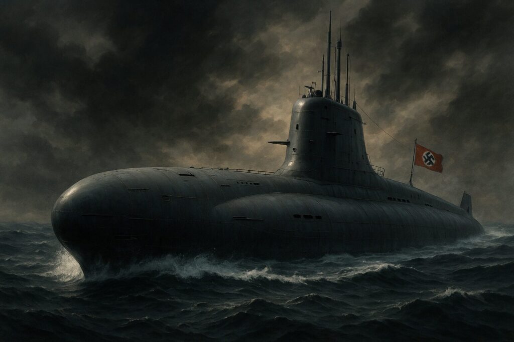 革命的設計のドイツ海軍XXI型電動潜水艦（1945年）