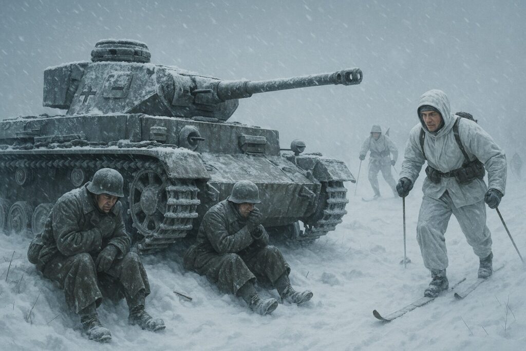 モスクワの戦い・冬将軍に苦しむドイツ軍と反撃するソ連軍の様子