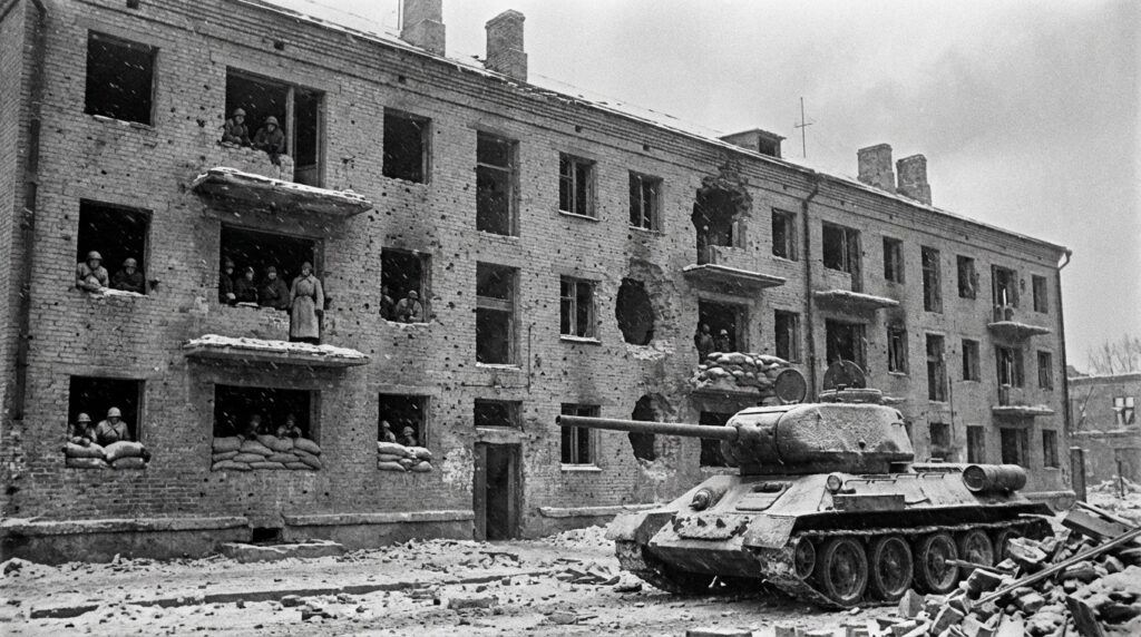 パヴロフの家──わずか24名のソ連兵が58日間守り抜いた4階建てアパート