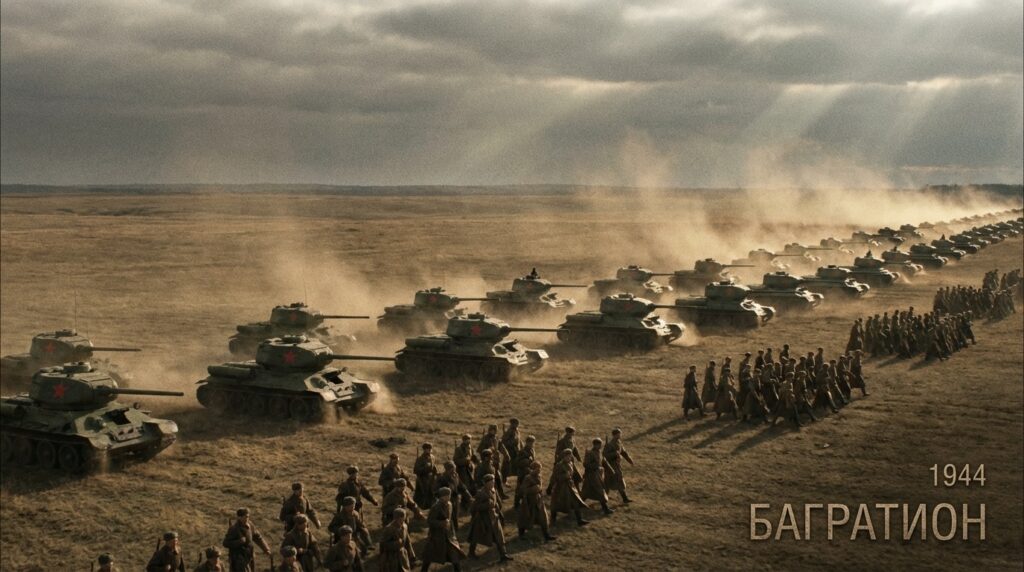 1944年バグラチオン作戦でのソ連軍の大反攻イメージ