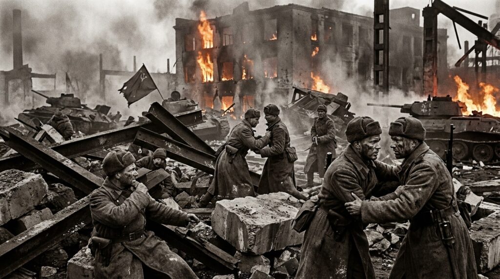 スターリングラード攻防戦の凄惨な市街戦イメージ