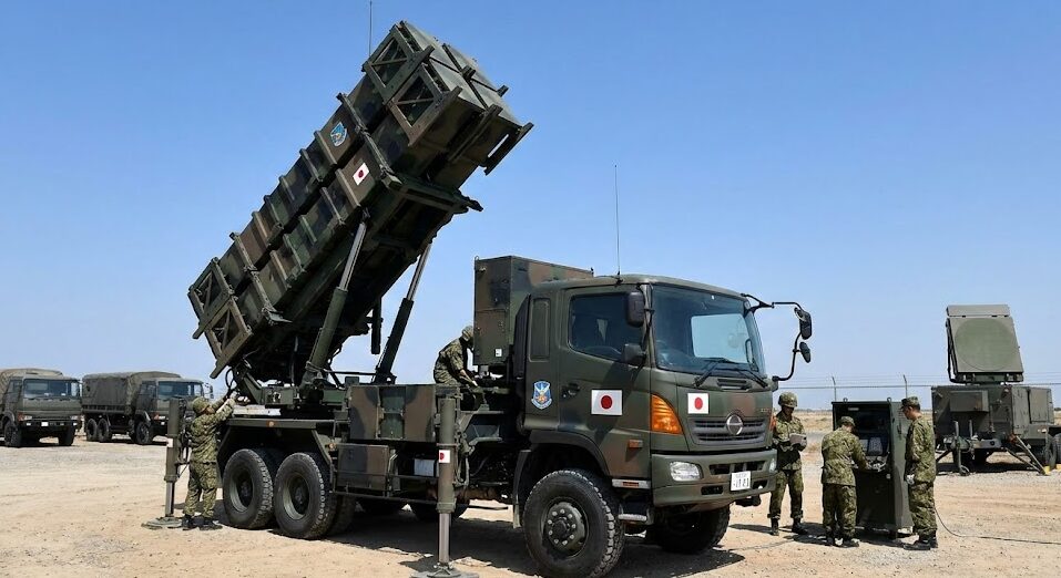 航空自衛隊のPAC-3ペトリオットミサイル発射機。日本の最後の砦として弾道ミサイルを迎撃する