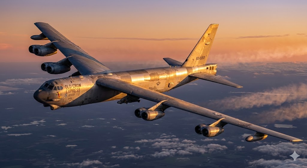 70年以上現役を続けるB-52Hストラトフォートレス戦略爆撃機