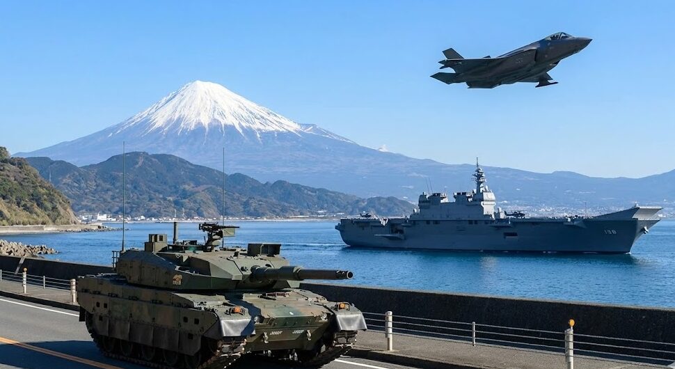 0式戦車、いずも型護衛艦、F-35戦闘機など近代化が進む日本の防衛装備