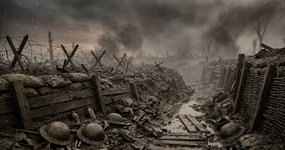 第一次世界大戦の西部戦線塹壕