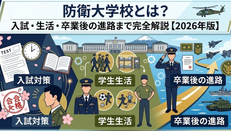 防衛大学校の入試・偏差値・倍率｜2026年最新版