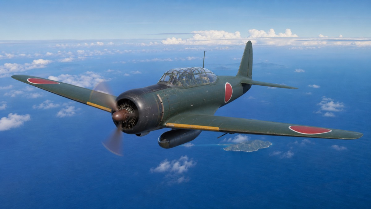 艦上偵察機 彩雲(C6N)の飛行イメージ