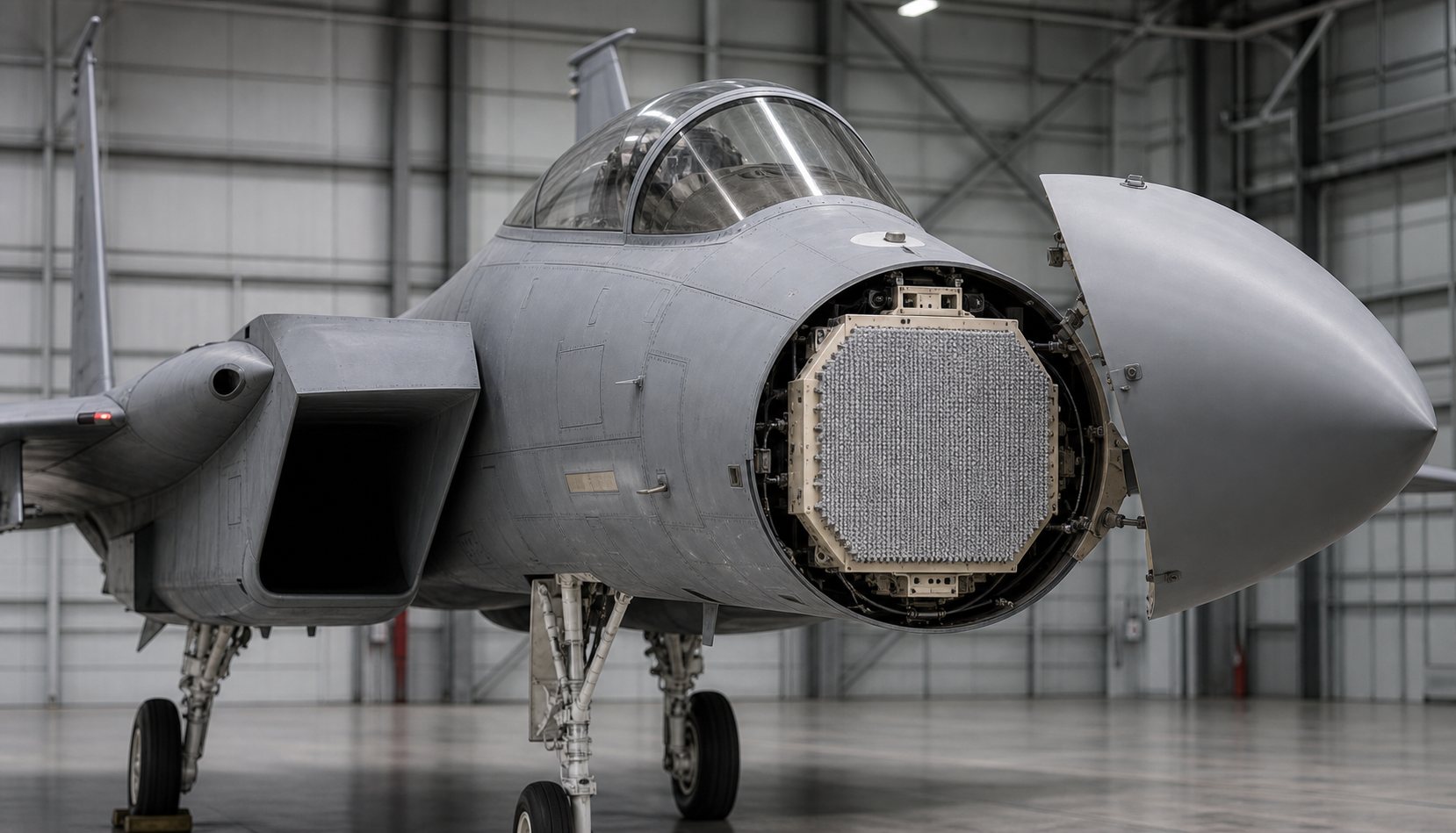 F-15J改修で注目されるAESAレーダーのイメージ