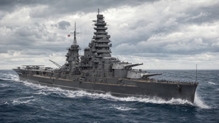 航空戦艦となった伊勢型戦艦のイメージ