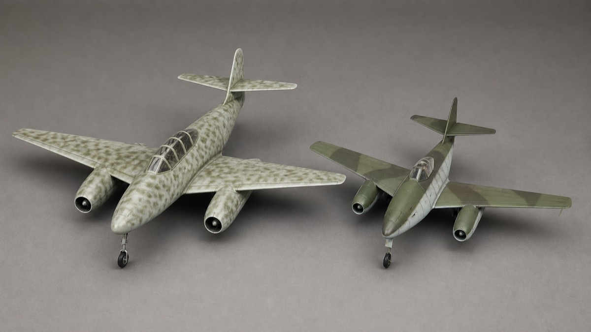 火龍とMe262の比較イメージ