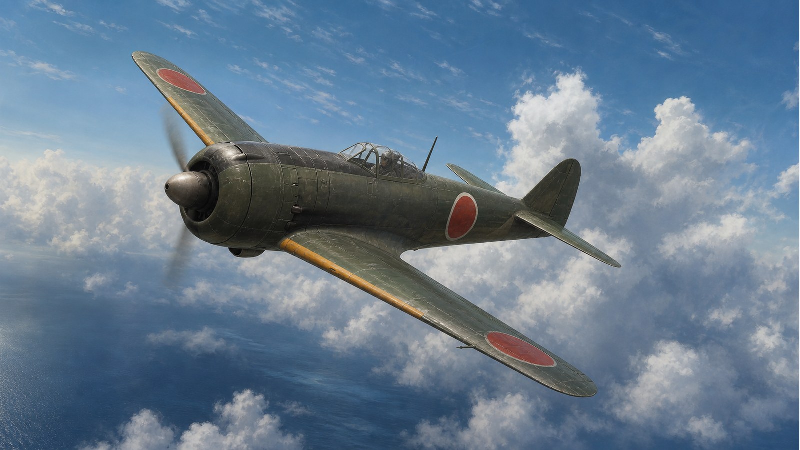 疾風(Ki-84)の飛行イメージ