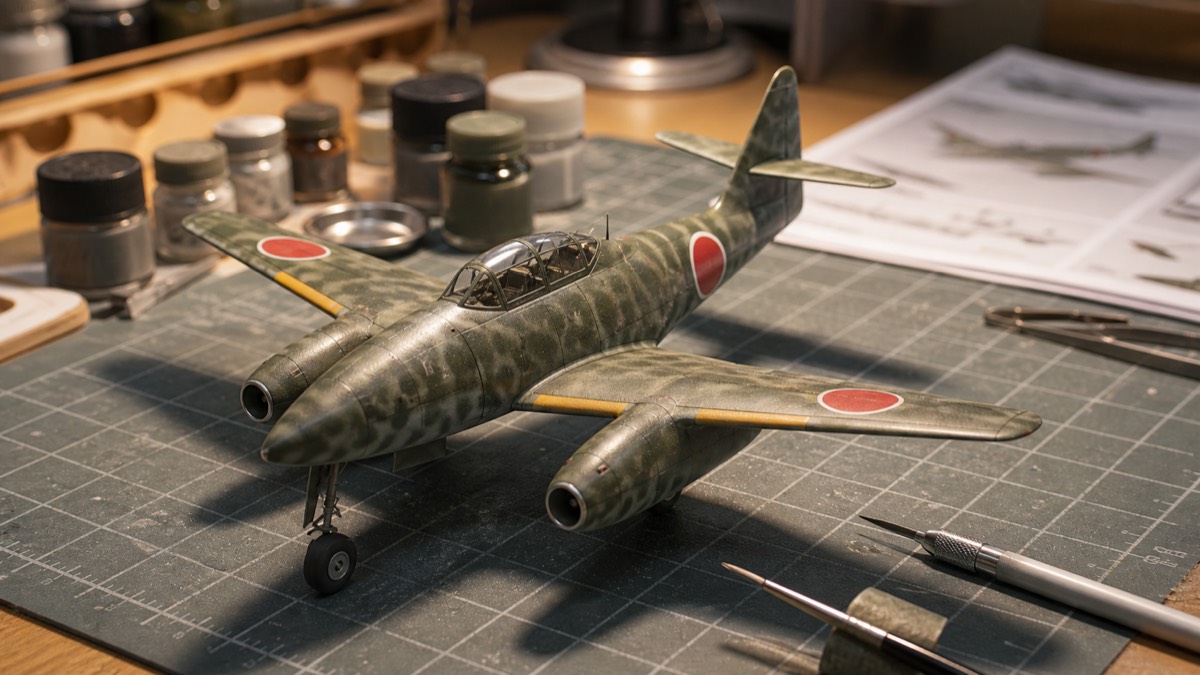 橘花プラモデル制作のイメージ