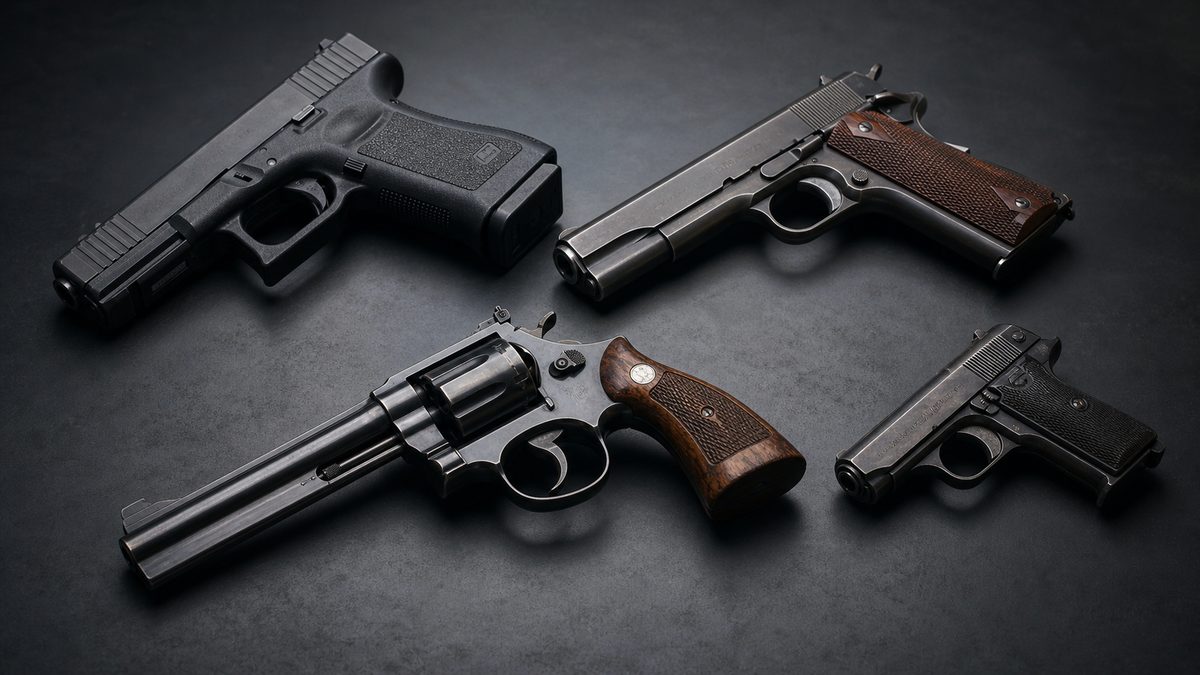 世界最強の拳銃ランキングのアイキャッチ