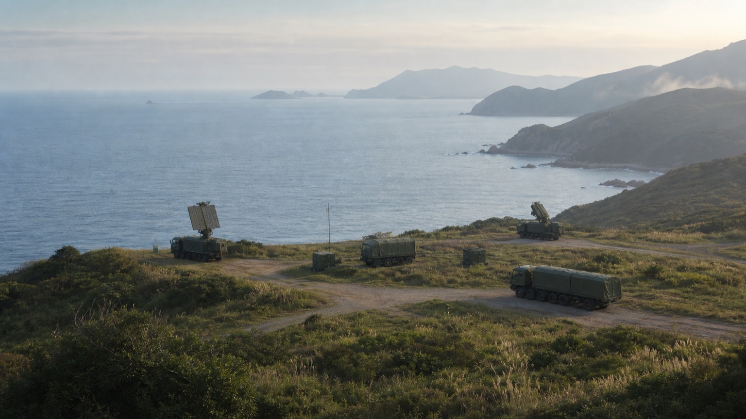 島嶼防衛を想起させる沿岸防衛システム