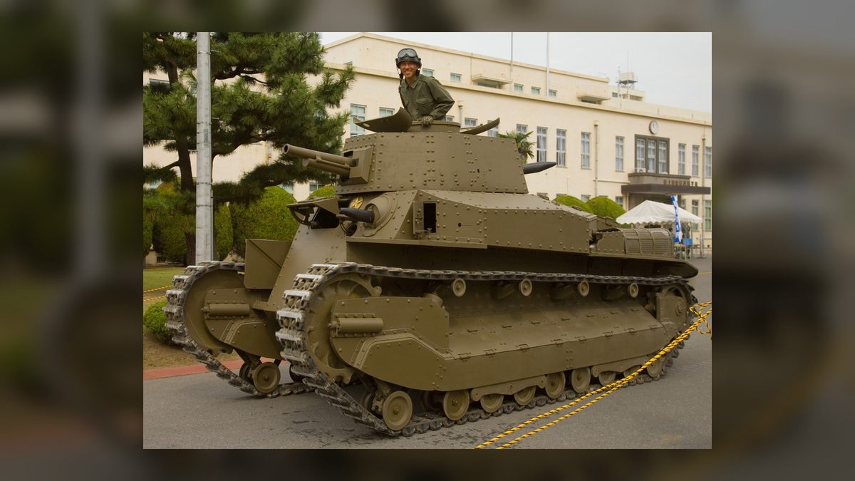八九式中戦車イ号の実車写真