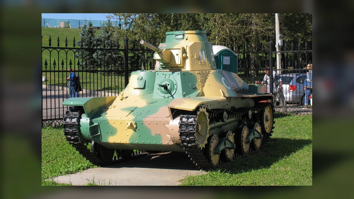 九五式軽戦車ハ号の実車写真