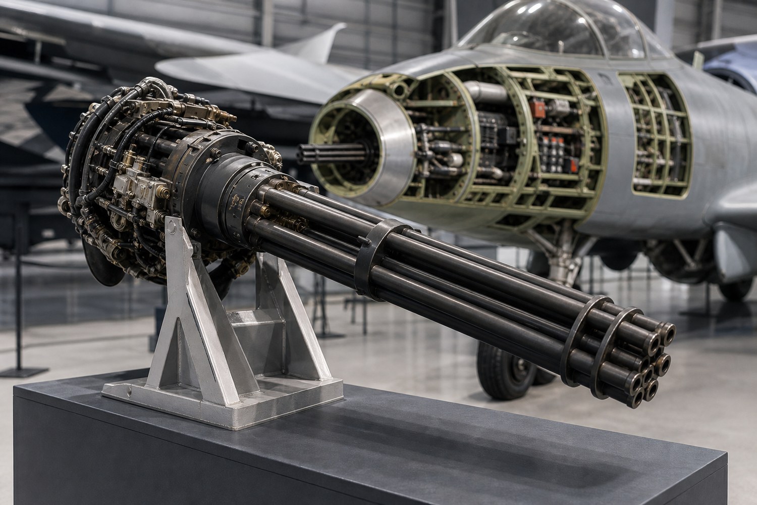 航空機関砲・ガトリング砲の展示イメージ