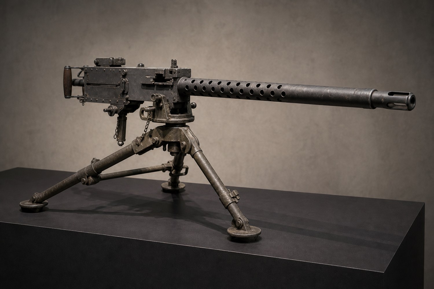 M2重機関銃を想起させる展示イメージ