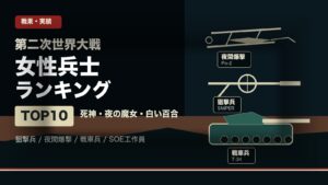 第二次世界大戦の女性兵士ランキングTOP10の明瞭なアイキャッチ
