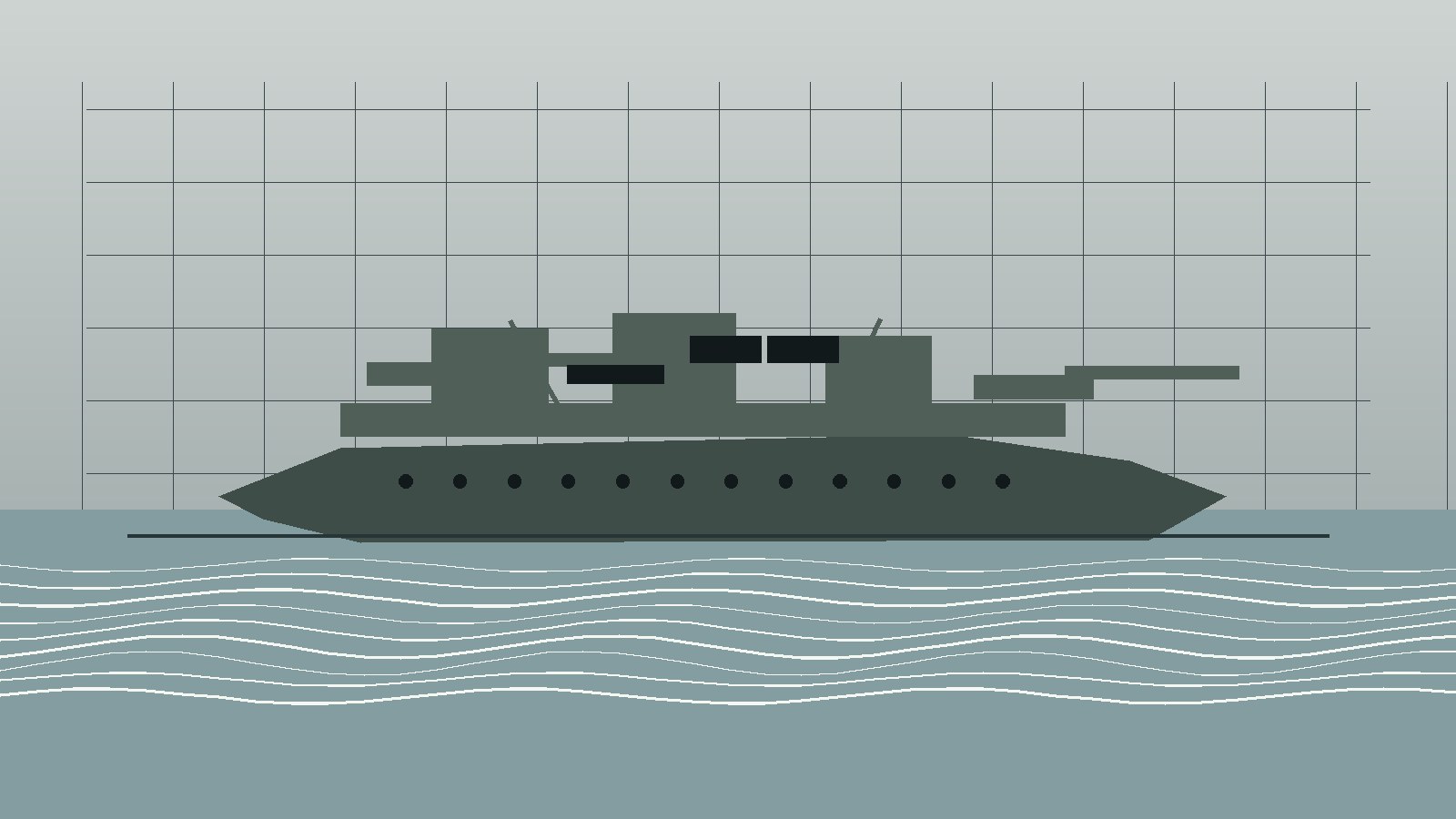 陽炎型駆逐艦の艦影