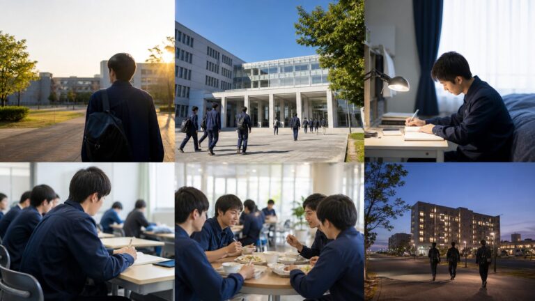 医学教育・訓練・寮生活を一日で両立する防衛医科大学校学生