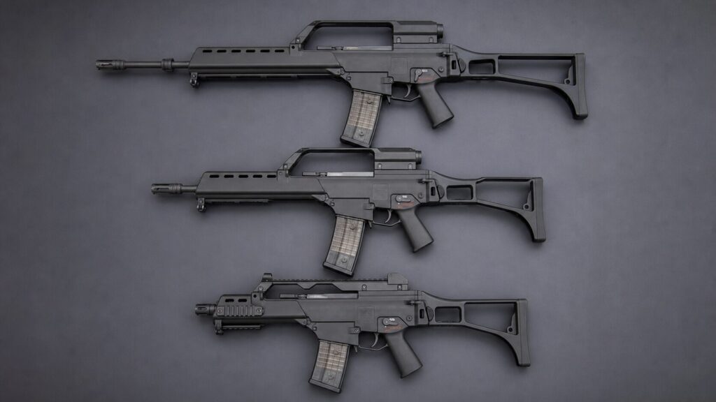 G36ファミリーの型式比較