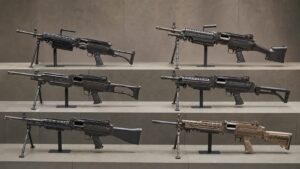 歩兵分隊に随伴して制圧射撃を担う軽機関銃